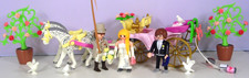 PLAYMOBIL 9427 Hochzeitskutsche Brautpaar Braut Kutscher Tauben Blumen #25