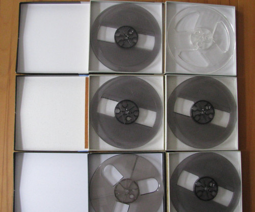 Maxell tonbandleerspulen 1 - maxell, +