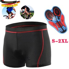 Fahrradhose Herren Damen 9D Gel Sitzpolster Radhose Radlerhose Unterhose Pants
