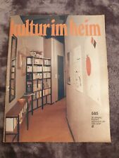 Kultur im Heim Zeitschrift 5/85  Keramik Glas, japanischer Hausrat, Wittenberge