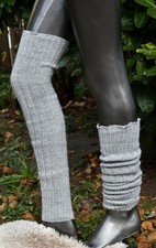 Beinstulpen Overknees Strick