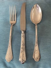 3tlg.Tafelbesteck 800er Silber