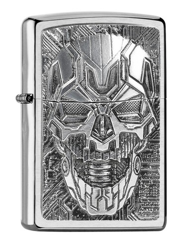 Zippo feuerzeug technic skull - feuerzeug,