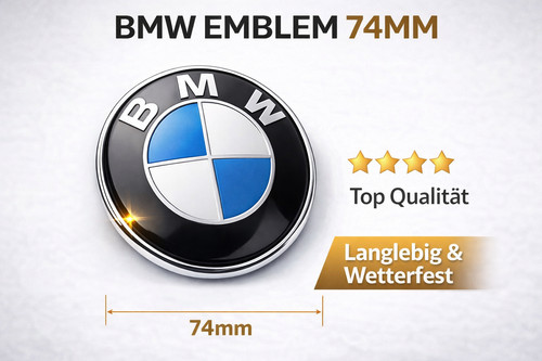 Bmw emblem 74mm motorhaube - bmw,