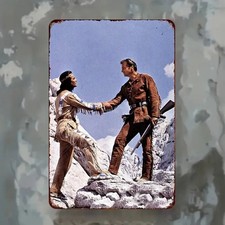 Blechschild Winnetou und Old