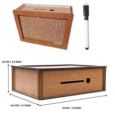 Holz Spardose (4 Größen) mit