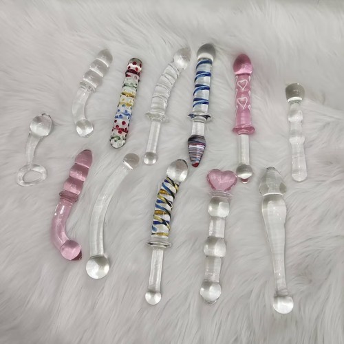 Kristall glas dildo - kristall,