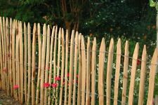 Staketenzaun französische Kastanie 5m Höhe 120 cm Lattenabstand 4-6 cm Rollzaun