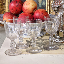 4 antike Südweingläser