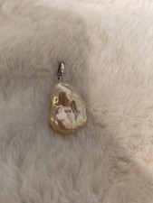 Barock Perle Anhänger Orange