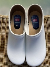 Clogs Made in Denmark, Arbeitsschuhe, geschlossen, weiss, Soft Wood, Gr. 45