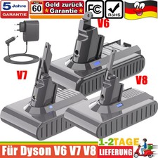 Für Dyson V6 V7 V8 Akku + 26.1V Netzteil Ladegerät  DC58 DC59 DC61 Sony Cell DE