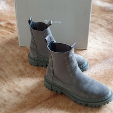 Tamaris Chelsea Boots Damen Stiefeletten Wildleder Grau, 38
