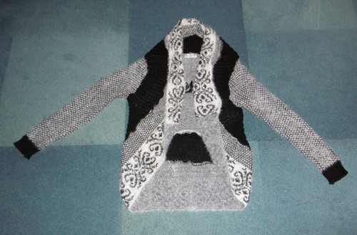 Flauschige langarm weste - langarm,