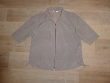 CICCIA BELLA leichte Jacke 3/4Ärmel Taupe Gr.50 **w.NEU** R0