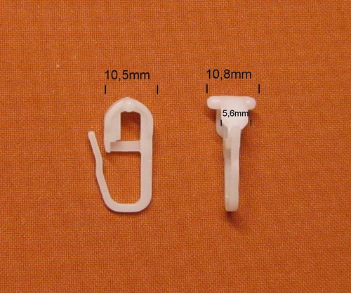 Gardinengleiter 6mm
