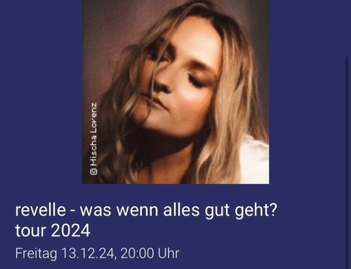 Revelle konzertkarte - revelle,