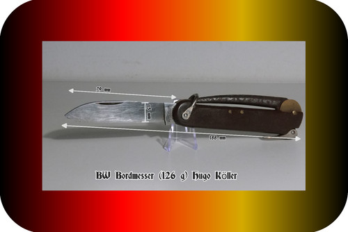 Bundeswehr bordmesser hugo - bordmesser,