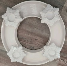 Toller vielseitiger Keramik  Adventskranz Deko Snackschalen 12 tlg  Top