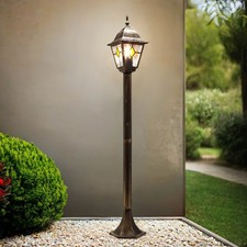 Stehlampe außen Glas