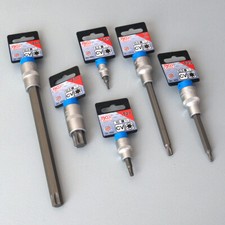 BGS Bit Einsatz T-Profil Torx, Größe T7 - T70, Stecknuss Antrieb 1/4, 3/8, 1/2