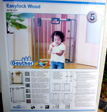 GEUTHER Tür- und  Treppenschutzgitter Easylock Wood Natur / Silber