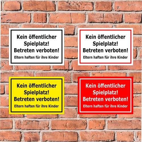 Schild kein öffentlicher - -,
