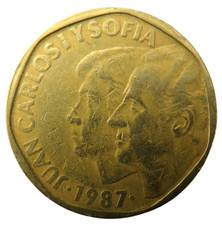 500 Peseten Münze Spanien