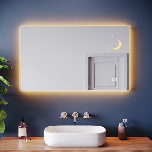 Badspiegel mit led - mit,