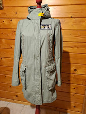 "Parajumpers" Parka Damen in Größe M/38, Baumwolle, Olivgrün/Khaki