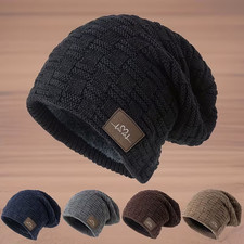 Warme Strickmütze Herren
