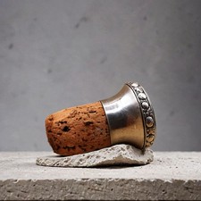 800er Silber Vintage Flaschenverschluss Lutz + Weiß - Pforzheim