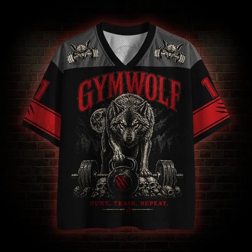 Gym wolf printed - gym,