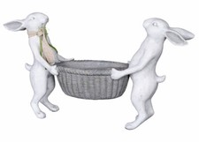 Osterdeko Hase Hasenfigur Eierschale Dekoschale Osterhase Ostern Schale Rabbit