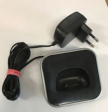 Ladeschale mit Netzteil für Sinus 405 A405 605 A605 Telekom Farbe SCHWARZ