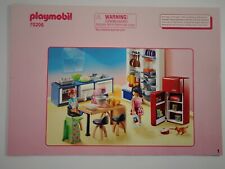 Playmobil Bauanleitung 70206 Puppenhaus Küche , A5 , 12 Seiten