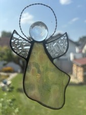 Tiffany Glas, Schutzengel, Engel, Fensterdeko, Handarbeit, Weihnachtsengel