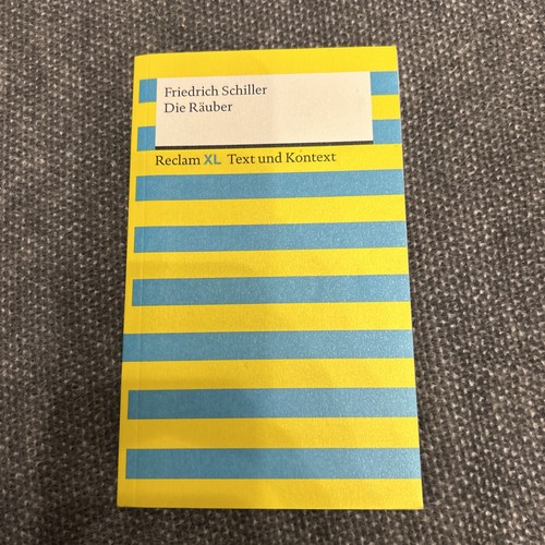 Die räuber textausgabe mit - textausgabe,