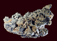 Schwarzer Chalcedon; Poona, Maharashtra; 11 x 6 cm!!