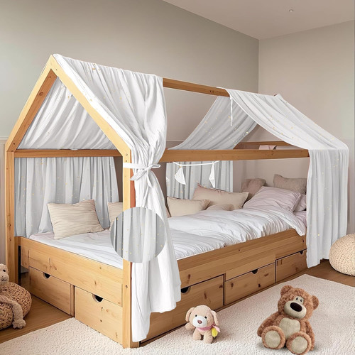 Hausbett himmel mit - mit, gold