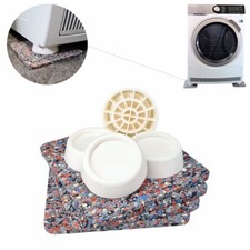 Antivibrationsmatte für Waschmaschine Antirutschmatte Vibrationsdämpfer 4er Set