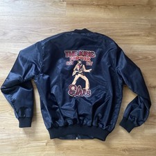 Vintage Elvis Presley the king forever men’s ladies bomber jacket Size Large 