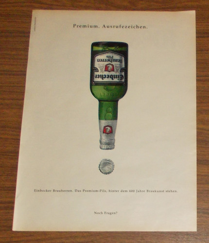 Seltene werbung einbecker - seltene,