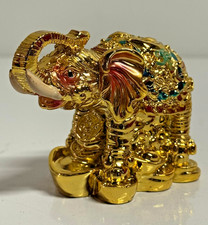 Goldfarbene Elefantenfigur –