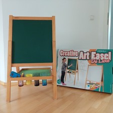 Maltafel für Kinder Deluxe Tafel Schreibtafel mit Zubehör Kindertafel Kreide