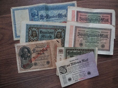 Kleines lot geldscheine - kleines,