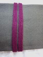 2 Paar Bundeswehr Litzen für Schulterklappen BORDEAUX ABC-Abwehr Truppe