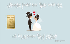 1,0 Gramm Feingold Motiv-Karte