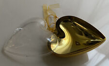 HERZ DOSE BOX TRANSPARENT KUNSTSTOFF PLASTIK DURCHSICHTIG