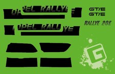 Aufkleber Opel Kadett C Rallye